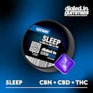 100mg - Acai Berry Sleep 1:1:1 - Rosin Gummies (20pk)