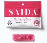 SAIDA- BERRIES & CREAM 10PC (10MG/100MG) GUMMY BAR [H]
