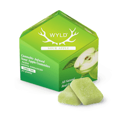 Sour Apple Sativa Enhanced Gummies