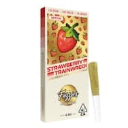 Fuzzies Live Resin Strawberry Trainwreck 2.5g Infused Preroll Packs - Sativa
