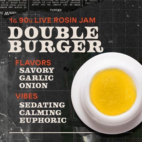 Double Burger Jam 1g Live Rosin Concentrate
