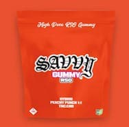 Peachy Punch 1:1 CBD:THC RSO Gummy 1pk (110mg)