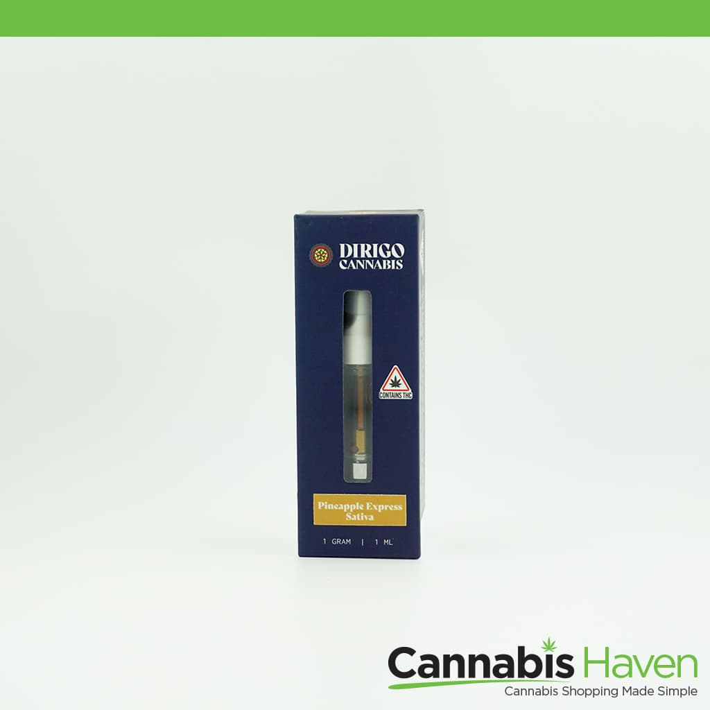 Dirigo Cannabis Pineapple Express 1g Dist. Cart