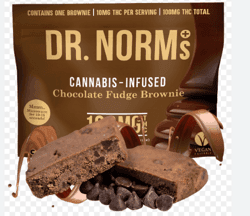 Dr. Norms | Chocolate Fudge Brownie | Hybrid | Edible | 100mg