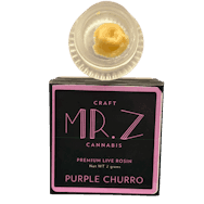 Live Rosin - 2g | Mr Z Craft Cannabis | Purple Churro