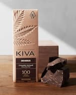 KIVA- DARK CHOCOLATE BAR 10PC (10MG/100MG) EDIBLE [H]