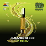 CERTIFIED | Balance 1:1 CBD | 1g Dist Cart [Hybrid]