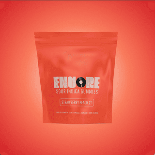 Sour Strawberry Peach 2:1 CBD Gummies