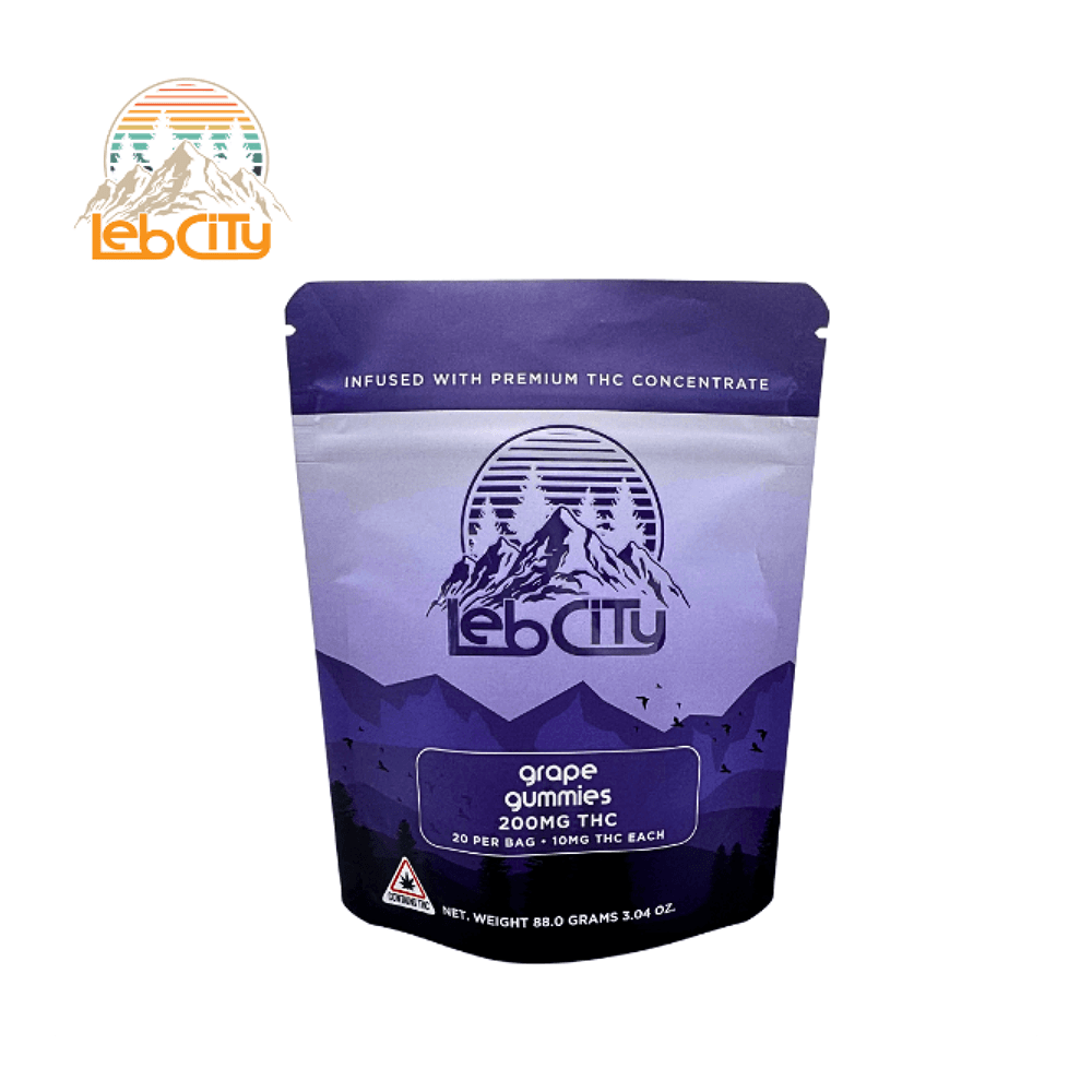 Leb City | Grape | Gummies | 200mg