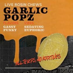 Garlic Popz 100mg 10pk - Live Rosin Chews