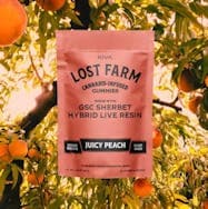 Lost Farm | Live Resin Gummies | Juicy Peach x GSC Sherbet | 10pk