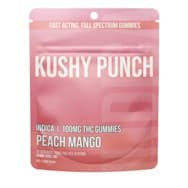 Kushy | Gummies | Peach Mango | 100mg THC