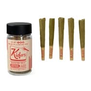 Kiefers Watermelon Kush Mints Keif Coated Infused with Ice Water Hash 5pk 3.5g
