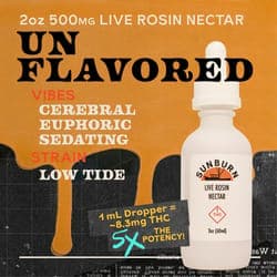 2oz Unflavored Low Tide - 500mg Nectar Tincture
