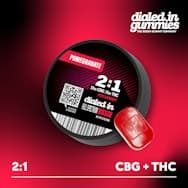 100mg - Pomegranate 2:1 - Rosin Gummies (20pk)
