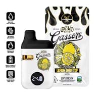 Claybourne Co Gassers Gold Cuts Lemon Drop Top Sativa Live Resin AIO 1g