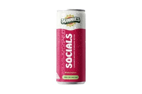 Sunnies Socials | Sparkling Water - Watermelon | 10mg