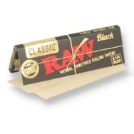 Black Classic Rolling Papers 1 1/4"
