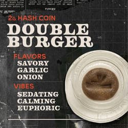 Double Burger - 2g Hash Coins Concentrate
