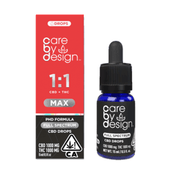 CARE BY DESIGN - CBD TINCTURE - 1:1 MAX - 15ML