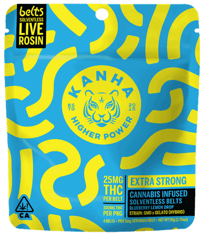 KANHA - SOLVENTLESS GUMMY - NANO BLUEBERRY LEMON DROP - 100MG