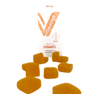 Vivid Orange Cream Live Resin Gummies | 250mg