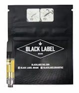 Black Label Vape Cart 1g Distillate- Garlic Gorilla