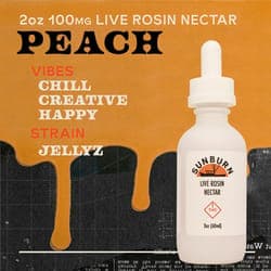 2oz Peach Jellyz - 100mg Nectar Tincture