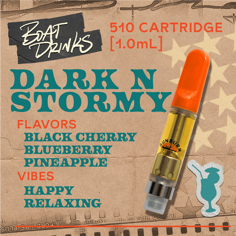 Dark n Stormy - 1g Distillate Vape Carts