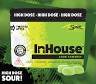 Sour Apple Fast Acting Gummies (40mg/400mg)( In House)(Medical Only)