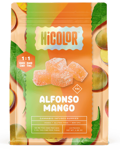 HiCOLOR - Chews - 10ct - Alfonso Mango - 100mg