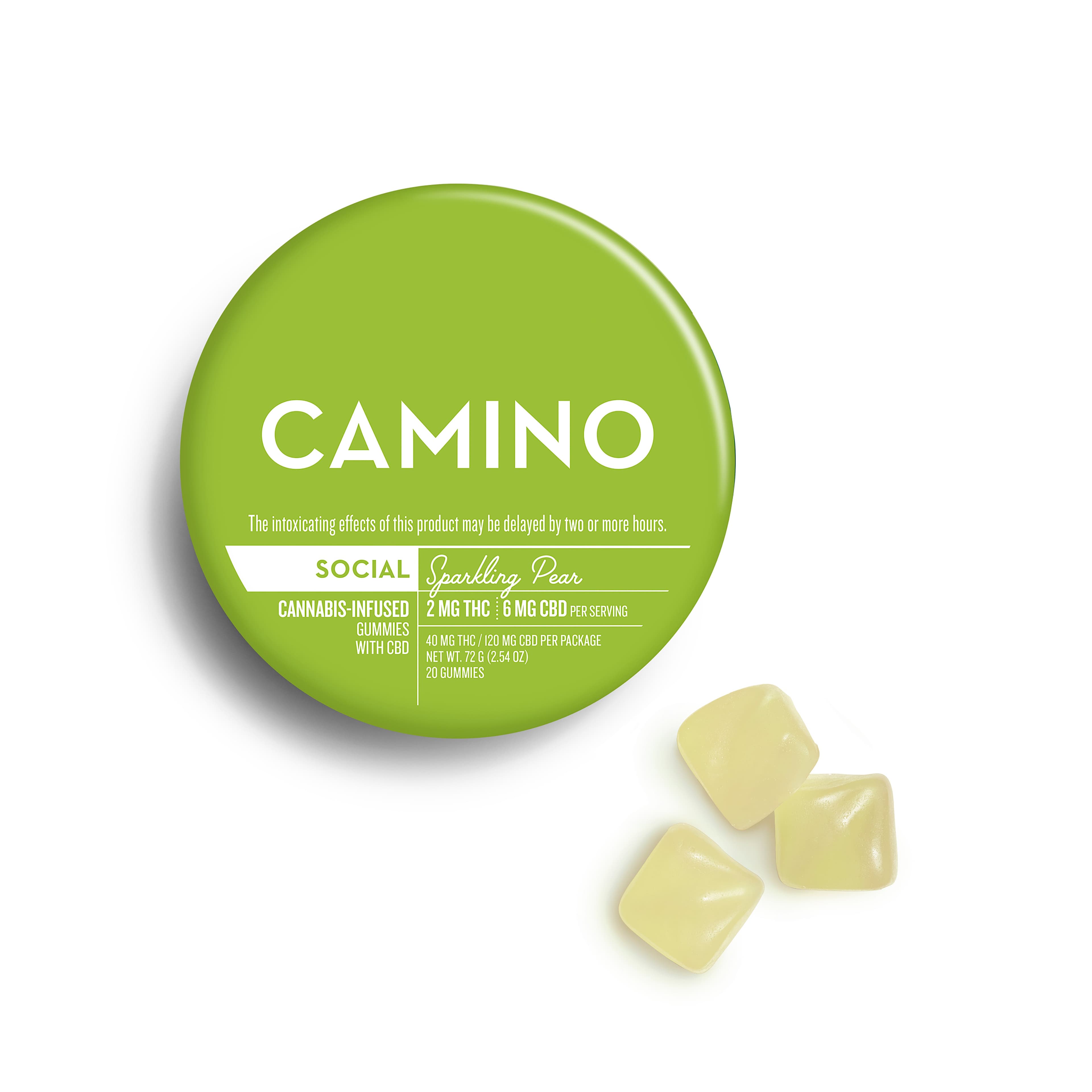 2:6 'Social' Sparkling Pear [20pk] (40mg THC/120mg CBD)