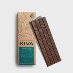 KIVA - CBN CHOCOLATE - DARK CHOCOLATE MIDNIGHT MINT - 140MG