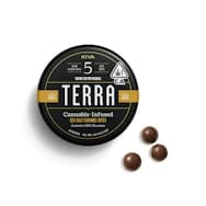Kiva Terra Bites - Milk Chocolate Sea Salt Caramel 100mg