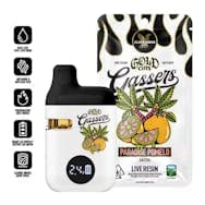 Claybourne Co Gassers Gold Cuts Paradise Pomelo Sativa Live Resin AIO 1g