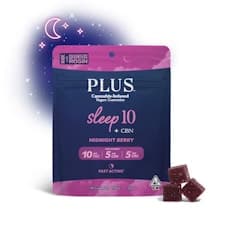 MIDNIGHT BERRY SLEEP 10 CBN ROSIN GUMMIES