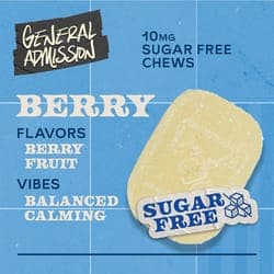 Berry 100mg 10pk THC Sugar-free - Distillate Chews