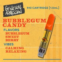 Bubble Gum Candy - 1g Distillate Vape Carts