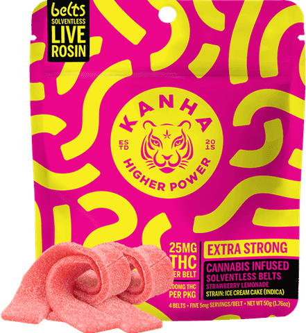 KANHA - SOLVENTLESS GUMMY - NANO STRAWBERRY LEMONADE - 100MG