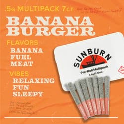 Banana Burger - 7ct Pre Rolls