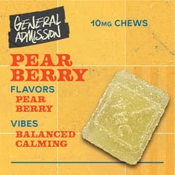 Pear Berry 100mg 10pk - Distillate Chews