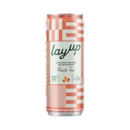 LayUp | Peach Tea Infused Beverage | Single Can | 10MG