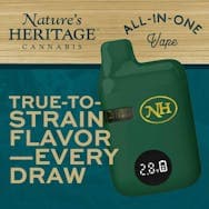 Nature's Heritage - Lemon Margy Live Resin Disposable 1g