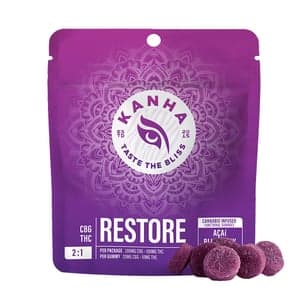 Harmony Restore 2:1 Acai Blueberry [10pk] (200mg CBG /100mg THC)