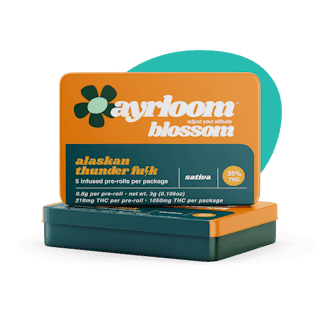 Ayrloom | Alaskan Thunder Fuck Infused Pre-Roll | 5 Pack | 3g