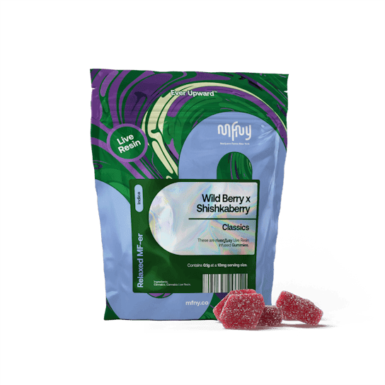 MFNY | Wild Berry x Shishkaberry | Live Resin Gummies 10pk | 100mg