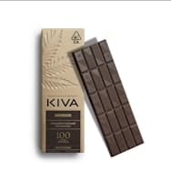 Kiva Chocolate Bar - Dark Chocolate 100mg