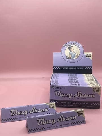 Blazy Susan | Purple | Organic Rolling Papers
