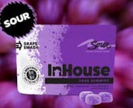 In House - 'Fast Acting' Sour Grape Gummies 10mg THC 10pk