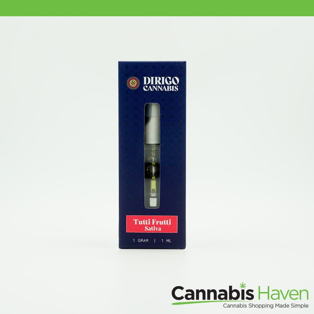 Dirigo Cannabis Tutti Fruitti 1g Dist. Cart